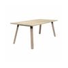 Olg Plantation Boardroom Table 4 Leg Solid Oak Frame New Oak Smooth Top L2100mm X W900mm
