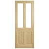 Corinthian 2340 x 920 x 40mm Entrance Door Blonde Oak Clear Glass AWO7G