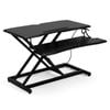 Ufurniture Sit Stand Desk Height Adjustable Black