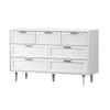Oikiture 7 Chest of Drawers White