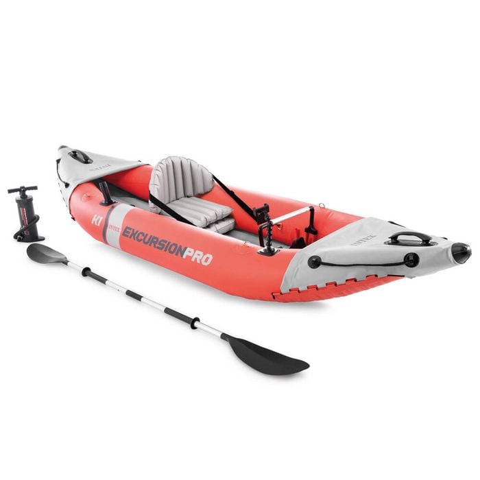 Intex Excursion Pro K1 305cm Inflatable Kayak w/ Adjustable Seat - Orange