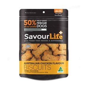 Savour Life Australian Chicken Dog Biscuit Treat 500g