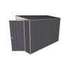 Build-A-Shed 1.2 x 3.0 x 2.0m Tunnel Shed Tunnel Hinged Door No Side Doors - Grey