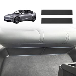 AUSGO Rear Seat Base Kick Protector Strips for Tesla Model Y Juniper 2025-Onwards 2PCS