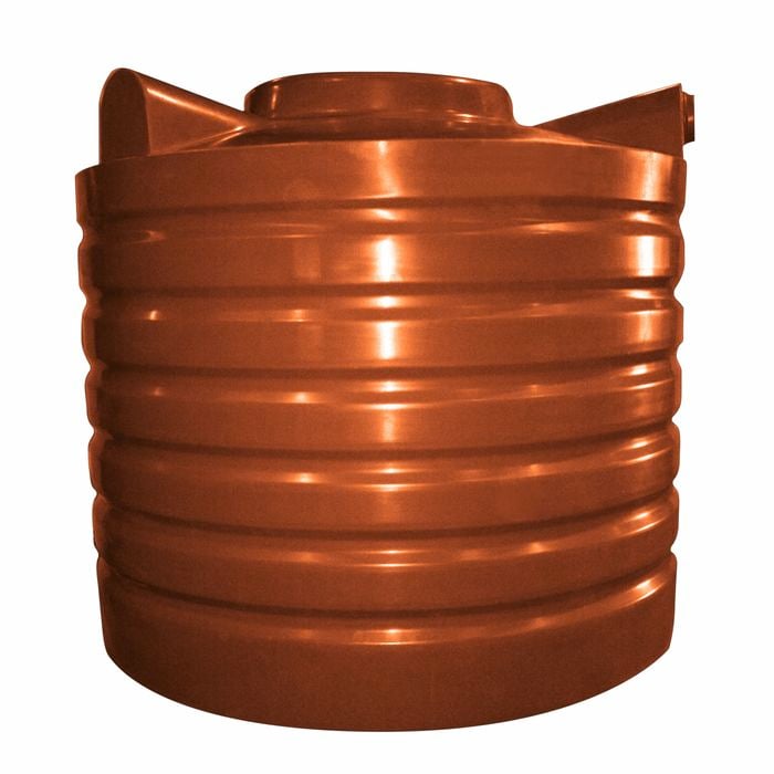Clark Tanks 1000L Round Poly Water Tank - Heritage Red