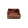 222 Fifth Acacia Wood 20.3cm Square Salad Bowl - Brown