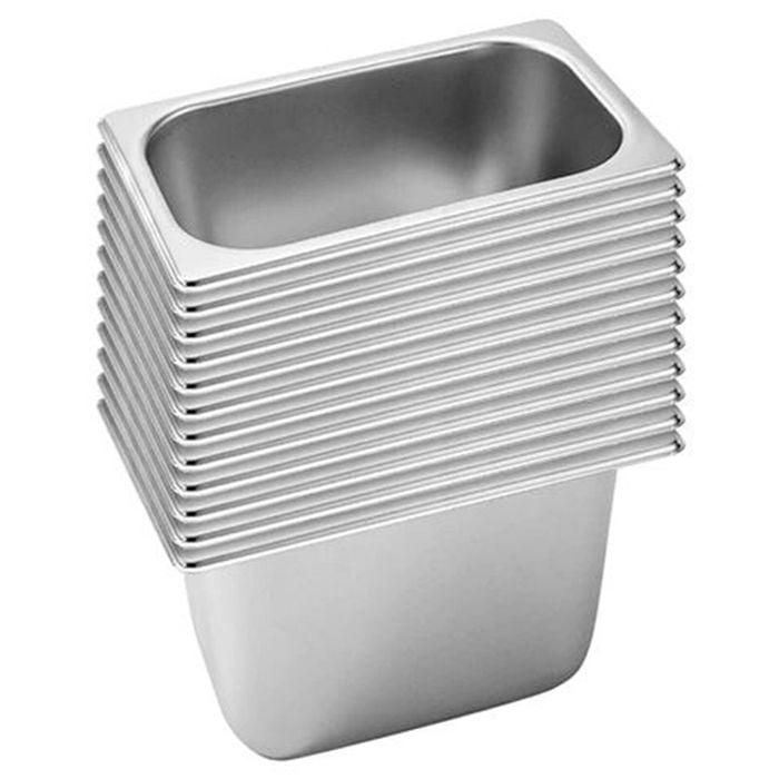 SOGA 12X 1/3 GN Pans Stainless Steel 20cm Deep