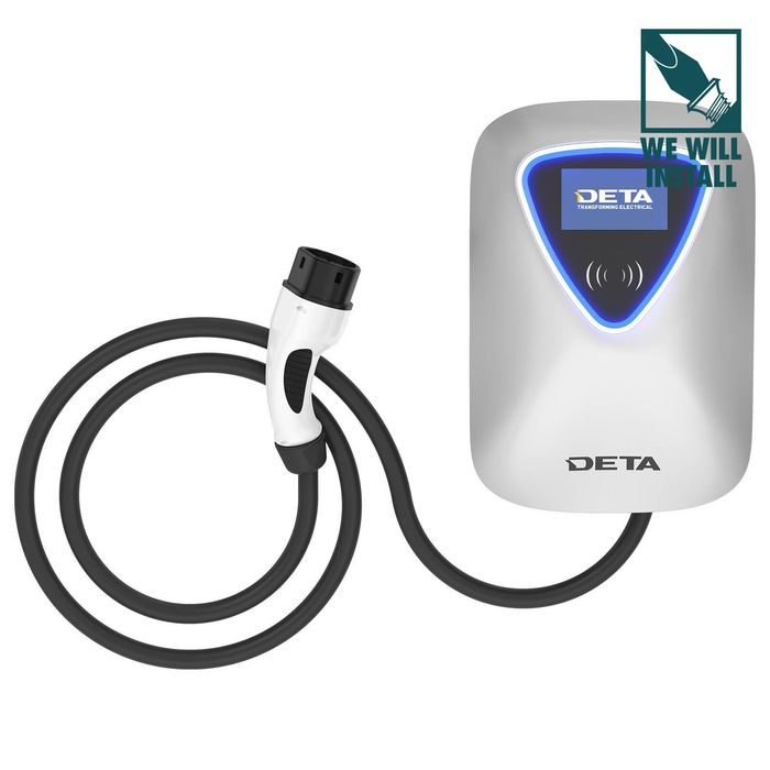 DETA  Grid Connect Smart 1 Phase 7kW 32A EV Wall Charger