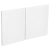 Kaboodle 1000mm Nougat Truffle Country Fridge Cabinet Doors - 2 Pack