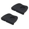 2PK Coffee Culture Silicone Espresso Tamper Mat Non-Slip Pad 17.5x12.5cm Black