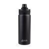 Oasis Stainless Steel Double Wall Insulated Sports Bottle Black 550ml