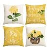 Catzon 4 Pcs Sunflower Throw Pillow Covers Summer Porch Home Decor 45X45cm-Set 7