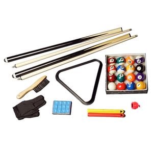 Leaf Living Compact Billiards Snooker Pool Table Accessories Kit Package