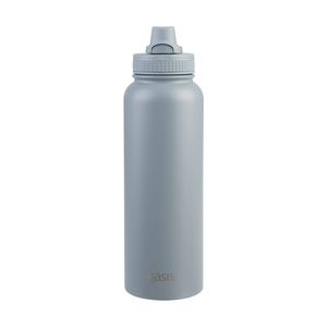 Oasis Stainless Steel Double Wall Insulated Sports Bottle Hazy Blue 1.1L