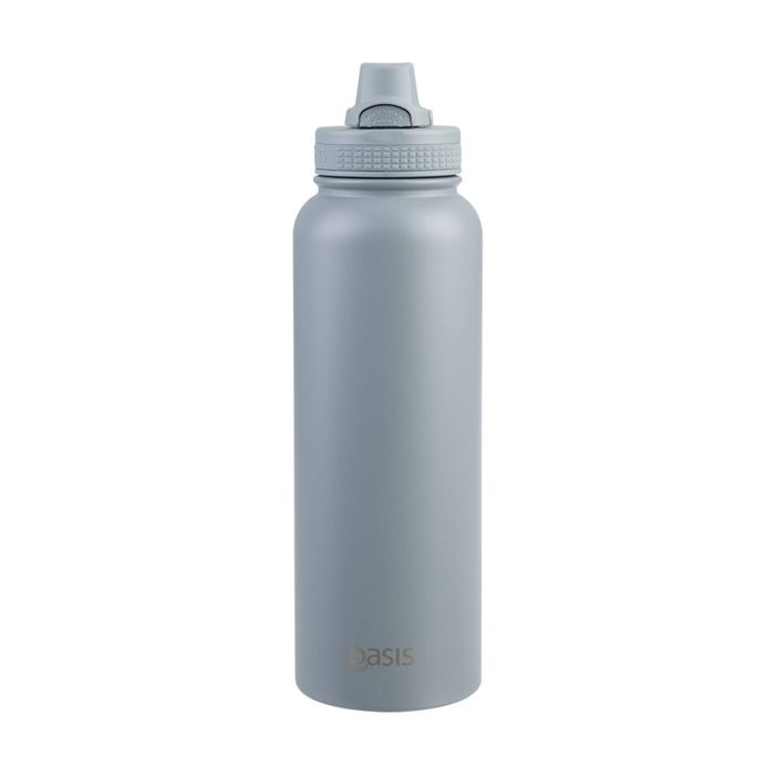 Oasis Stainless Steel Double Wall Insulated Sports Bottle Hazy Blue 1.1L
