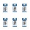 6x 2pc Malli Sewing Metal Suspender Replacement Buckles/clip 2.8cm Assorted