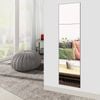 Full Length Mirror Tiles 12 Inch 4Pcs Frameless Wall Set