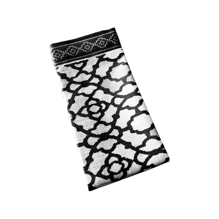 Vintage Napkins - 45 x 45 cm Black