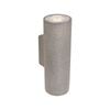 Brilliant Grey Sandstone Bari Terrazzo Round Up / Down Wall Light