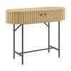Mariella Console Table Hallway Unit 2 Doors Oak