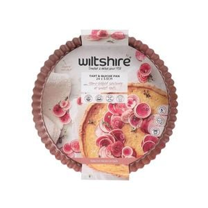 Wiltshire Rose Gold Non Stick Tart Quiche Pan 24cm