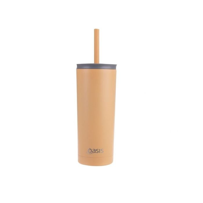 Oasis Stainless Steel 600ml Super Sipper - Rockmelon