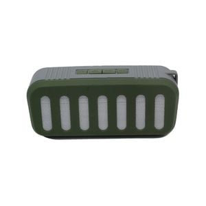 Portable Rechargeable Bluetooth Stereo Speaker USB MicroSD Input - Green