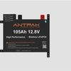ANTPAK 12V 105AH 100AH LiFePO4 Slimline Ultra-Slim Lithium Ute Behind-Seat Battery 200A Continuous Output 4WD Camping Off-Grid