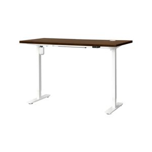 Oikiture Electric Standing Desk Single Motor 150m Walnut Tabletop