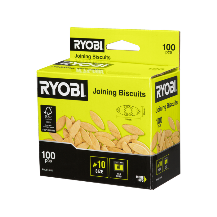 Ryobi Wood Joining Biscuits No.10 100 Pack