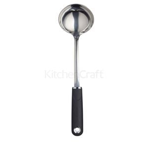 Mastercraft Soft-Grip Stainless Steel Soup Ladle Kitchen Utensil