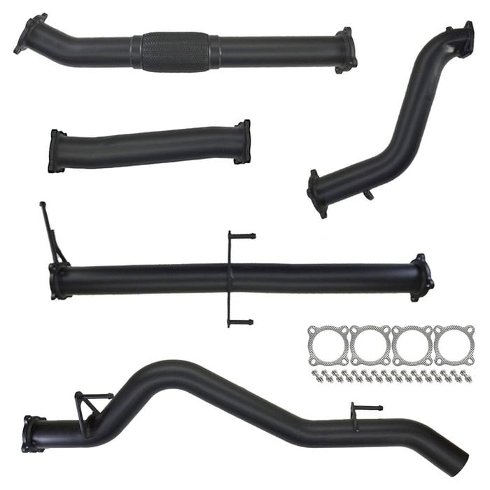 Ignite Exhausts Turbo Back For Mitsubishi Mn Triton 2.5l 3" No Cat With Pipe 409 Stainless Steel
