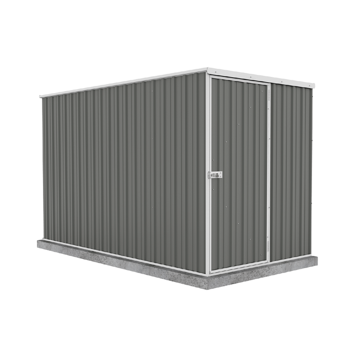 Absco Sheds 1.52 x 3.0 x 1.80m Woodland Grey Basic Single Door Garden Shed
