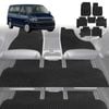6D Diamond Car Floor Mats for VolksWagen Caddy 2005-2021-Front Set-Black-Outback GT