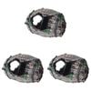3PK Dudley's World Of Pets Broken Barrel Aquarium Decoration