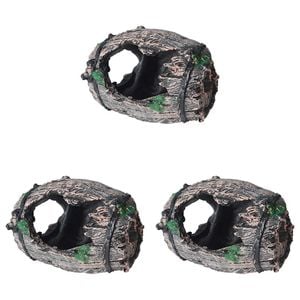 3PK Dudley's World Of Pets Broken Barrel Aquarium Decoration