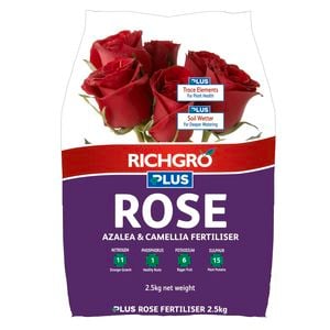 Richgro Plus 2.5kg Rose Azalea And Camellia Fertiliser