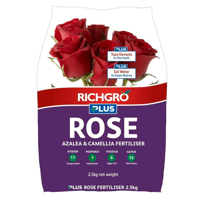 Richgro Plus 2.5kg Rose Azalea And Camellia Fertiliser