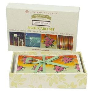 12pk Lantern Studios Botanica Range Ii Note Cards Writing Home Stationery Set