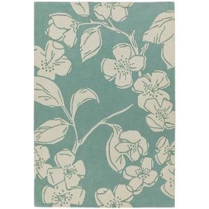 The Rug Connection Asiatic Devore Blue 300x200cm - Medium Hand Tufted Wool Indoor Floor Rug