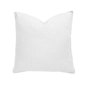 Linen Square Cushion White