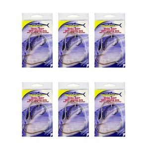 6x Wilson Live Dual Bait Offshore Rig 8/0Circle&2x7/0 Snooded Paternoster
