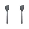 2PK Zyliss Spatula Silicone/Nylon Cooking Utensil Large 30.5cm - Grey