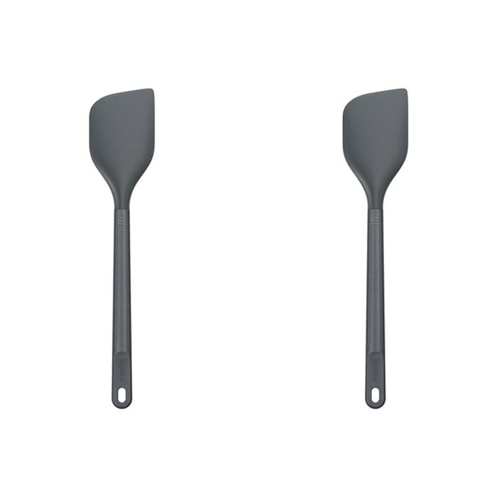 2PK Zyliss Spatula Silicone/Nylon Cooking Utensil Large 30.5cm - Grey