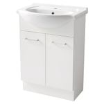 Estilo 600mm Vanity With Semi-Recessed Basin And 1 Tap Hole