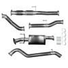 Ignite Exhausts Turbo Back For Toyota Hilux 3l D4d 3" Cat & Muffler Raw Aluminised Steel