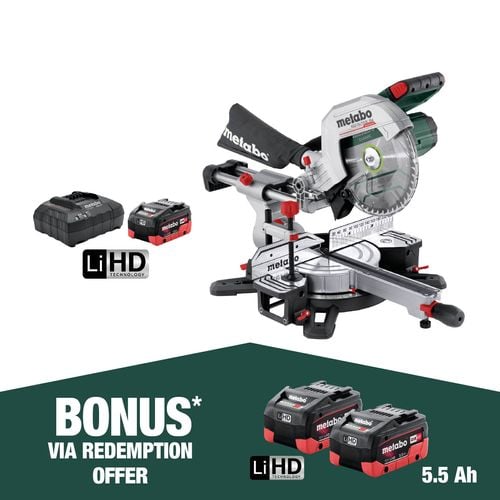 Metabo 18V 254mm Slide Mitre Saw Kit AU61425400 - Bunnings Australia