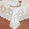 Chapel Gate Sophia Cream Jacquard Cutwork Lace Tablecloth 180 x 270 cm