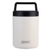 Oasis Insulated Food Flask With Spoon And Handle 480ml - Alabaster