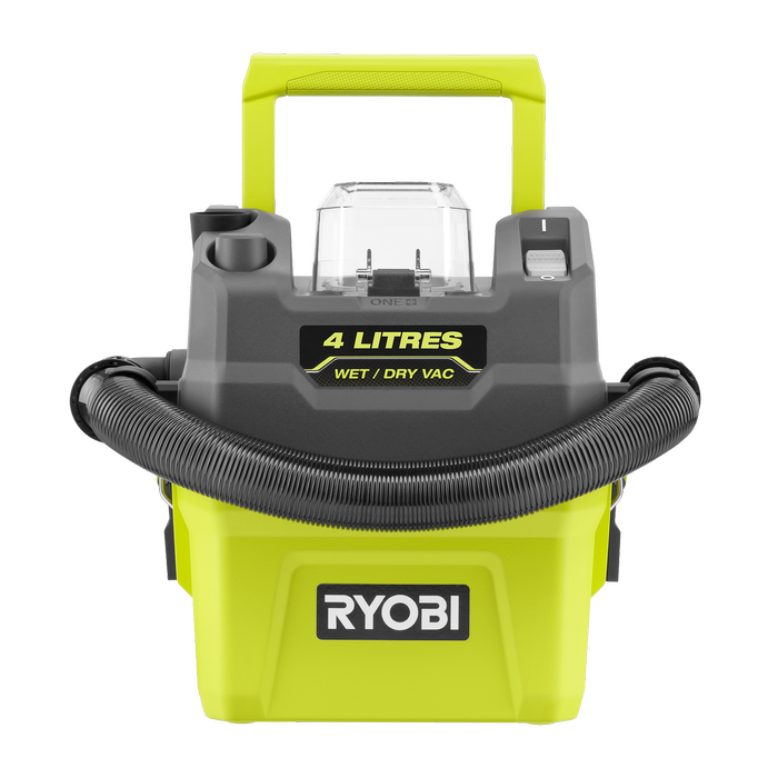 Ryobi 18V ONE+ 4L Wet And Dry Compact Vacuum - Tool Only